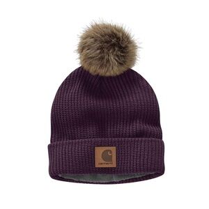 Carhartt Women’s Knit Pom-Pom Fleece Lined Hat